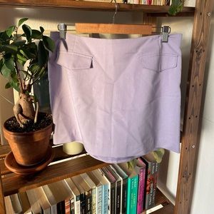 NWT Divided H&M lavender purple mini skirt